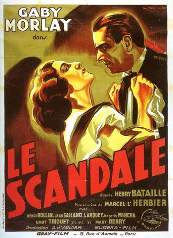 Le Scandale poster