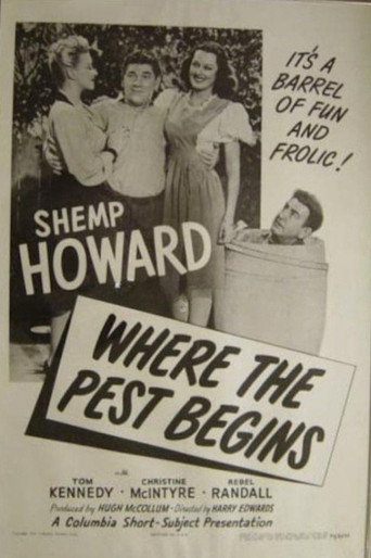 Movie poster for Where the Pest Begins (1945)