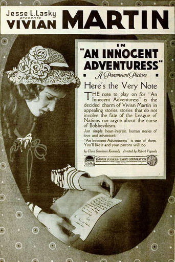 Movie poster for An Innocent Adventuress (1919)