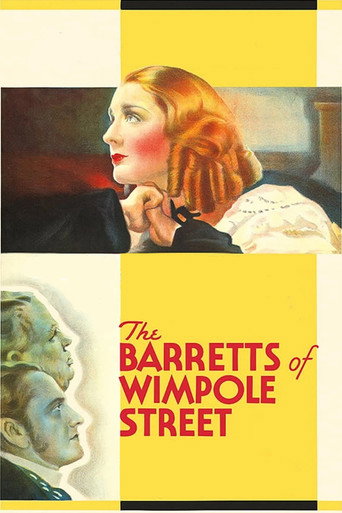 Movie poster for The Barretts of Wimpole Street (1934)