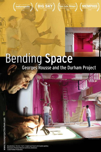 Movie poster for Bending Space: Georges Rousse And The Durham Project (2007)
