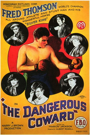 Movie poster for The Dangerous Coward (1924)