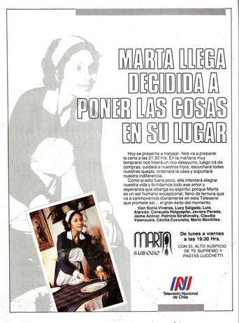 Marta a las ocho poster