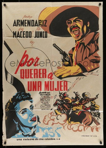 Movie poster for For Loving a Woman (1951)