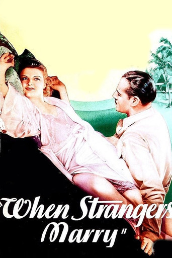 Movie poster for When Strangers Marry (1933)