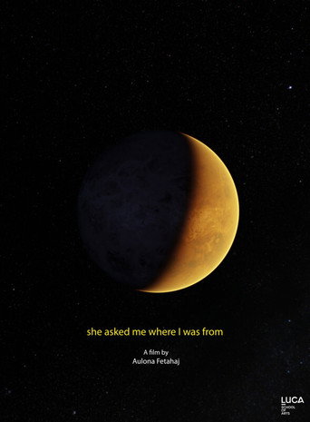 Movie poster for She Asked Me Where I Was From (2020)