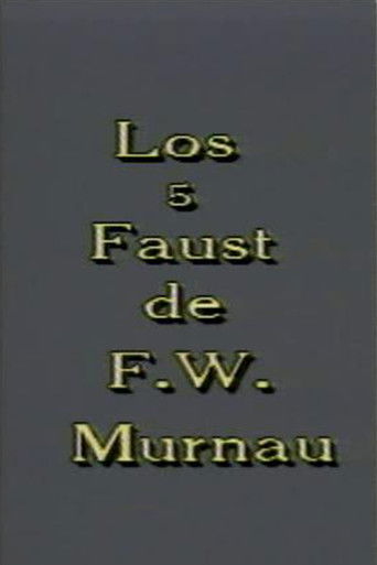 Los 5 Faust de F. W. Murnau poster