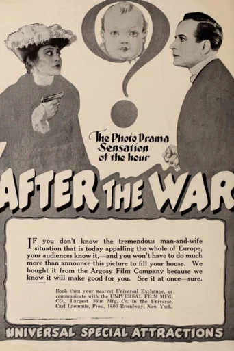 Movie poster for After the War (1918)