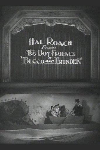 Movie poster for Blood and Thunder (1931)