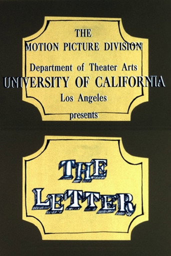 Movie poster for The Letter (1968)