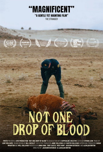 Movie poster for Not One Drop of Blood (2025)