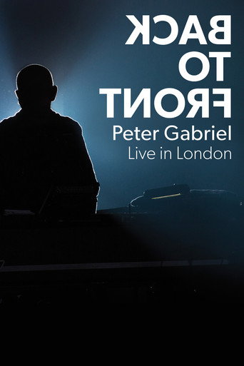 Peter Gabriel - Back to Front poster