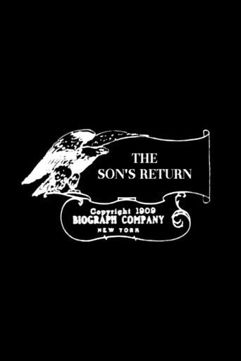 Movie poster for The Son's Return (1909)