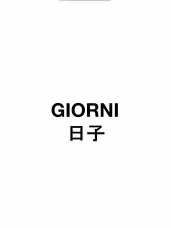 Movie poster for Giorni (2020)
