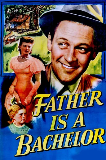 Movie poster for Father Is a Bachelor (1950)