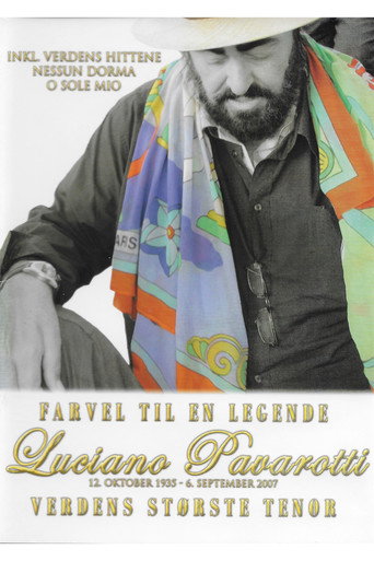 Movie poster for Luciano Pavarotti: A Legend Says Goodbye (2008)