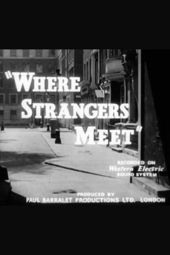 Movie poster for Where Strangers Meet (1955)