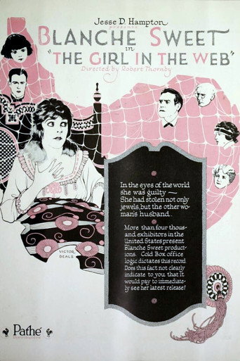 Movie poster for Girl in the Web (1920)