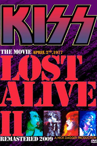 KISS - THE LOST ALIVE 2 MOVIE poster