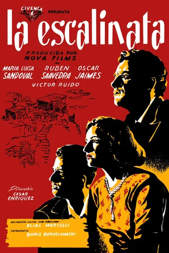 Movie poster for La escalinata (1950)