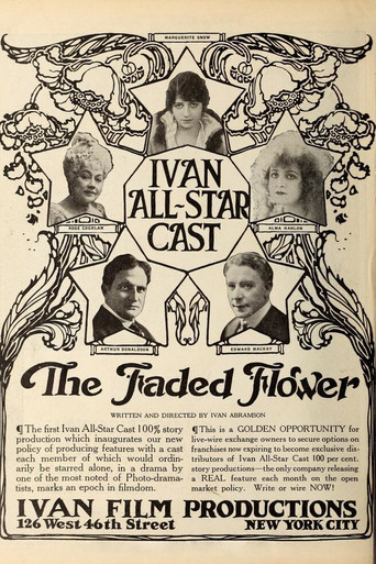 Movie poster for The Faded Flower (1916)