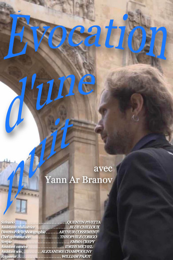 Movie poster for Évocation d’une nuit (2026)