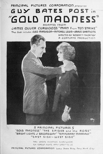 Movie poster for Gold Madness (1923)