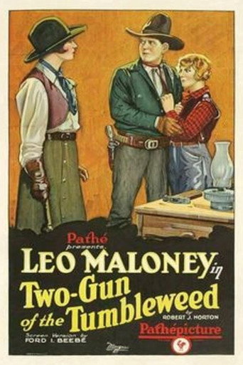Movie poster for Two-Gun of the Tumbleweed (1927)