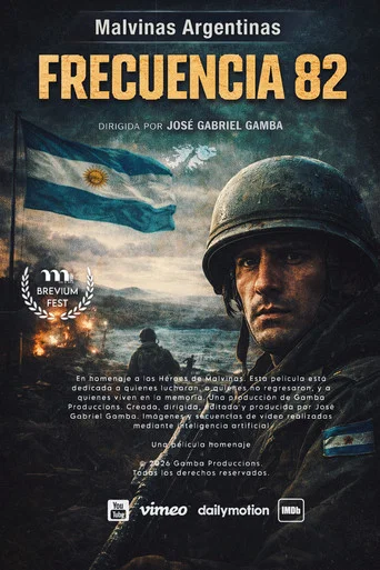 Movie poster for Frecuencia 82: Malvinas Argentinas (2026)