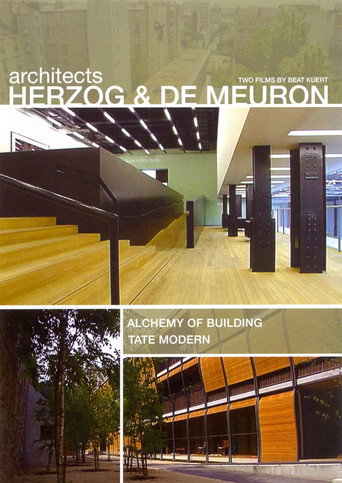 Movie poster for Architects Herzog and deMeuron: The Alchemy of Building & The Tate Modern (2001)