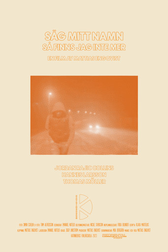 Movie poster for Säg mitt namn så finns jag inte mer (2023)