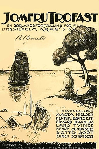 Movie poster for Jomfru Trofast (1921)