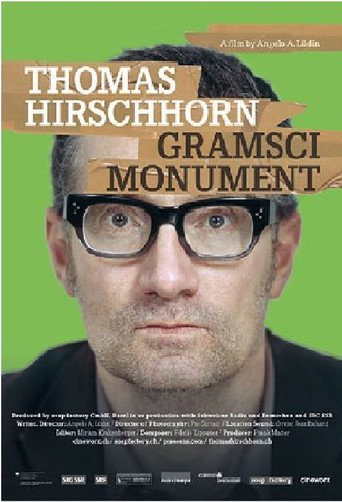 Movie poster for Thomas Hirschhorn – Gramsci Monument (2015)