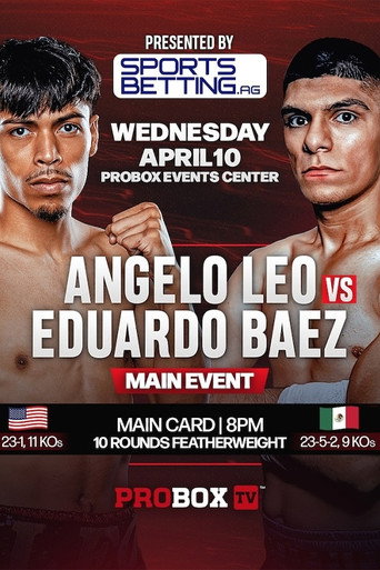 Movie poster for Angelo Leo vs. Eduardo Baez (2024)