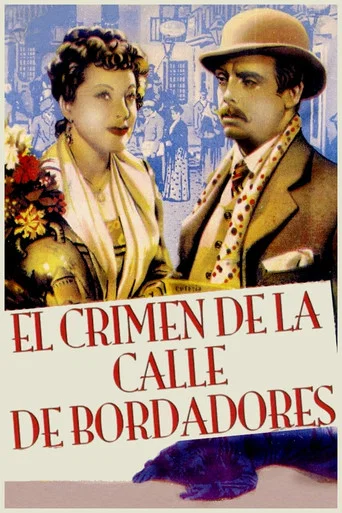 Movie poster for The Crime of Bordadores Street (1946)