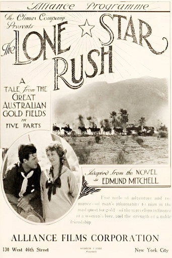 Movie poster for The Lone Star Rush (1915)