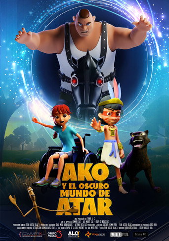 Movie poster for Ako y el Oscuro Mundo de Atar (2025)