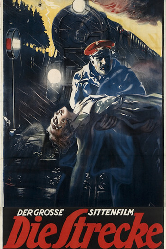Movie poster for Die Strecke (1927)