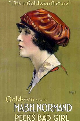 Movie poster for Peck's Bad Girl (1918)