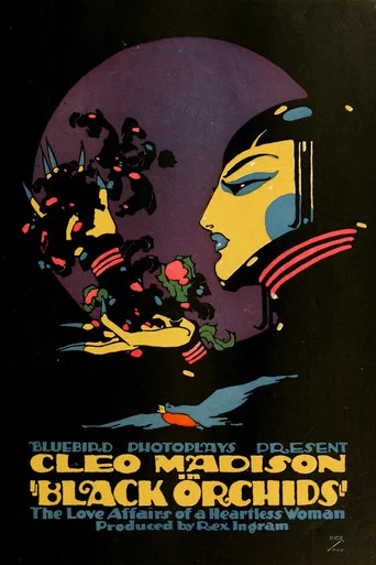 Movie poster for Black Orchids (1917)