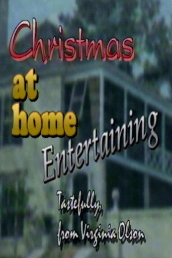 Movie poster for Christmas at Home: Entertaining Tastefully from Virginia Olson (1994)