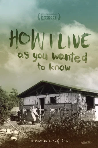 Movie poster for How I Live, as You Wanted to Know (2014)