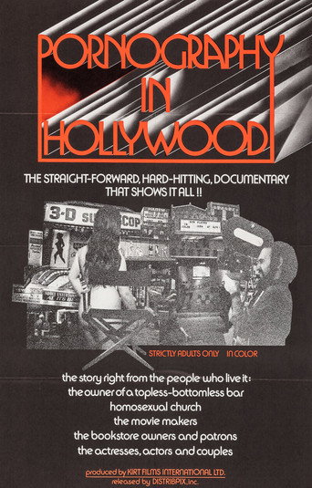 Movie poster for Pornography in Hollywood (1972)
