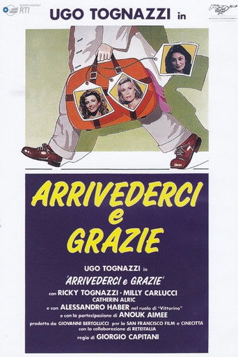 Arrivederci e grazie poster