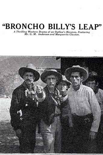 Movie poster for Broncho Billy's Leap (1914)