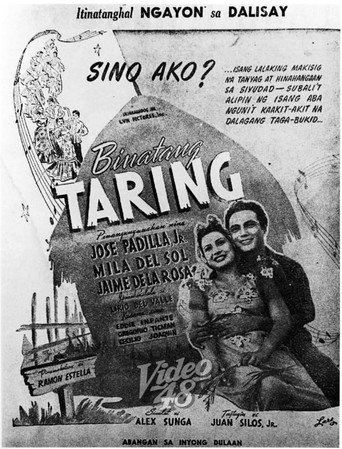 Movie poster for Binatang Taring (1947)