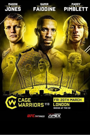 Movie poster for Cage Warriors 113: Fabinski vs. Stewart (2020)