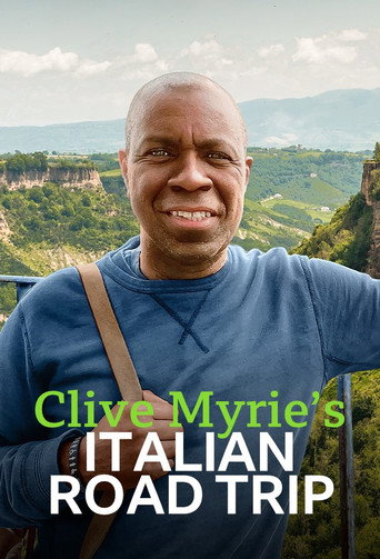 Series poster for Clive Myrie's Italian Road Trip (2023)
