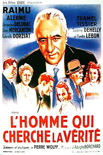 Movie poster for The Man Who Seeks the Truth (1940)