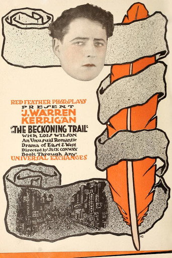 Movie poster for The Beckoning Trail (1916)